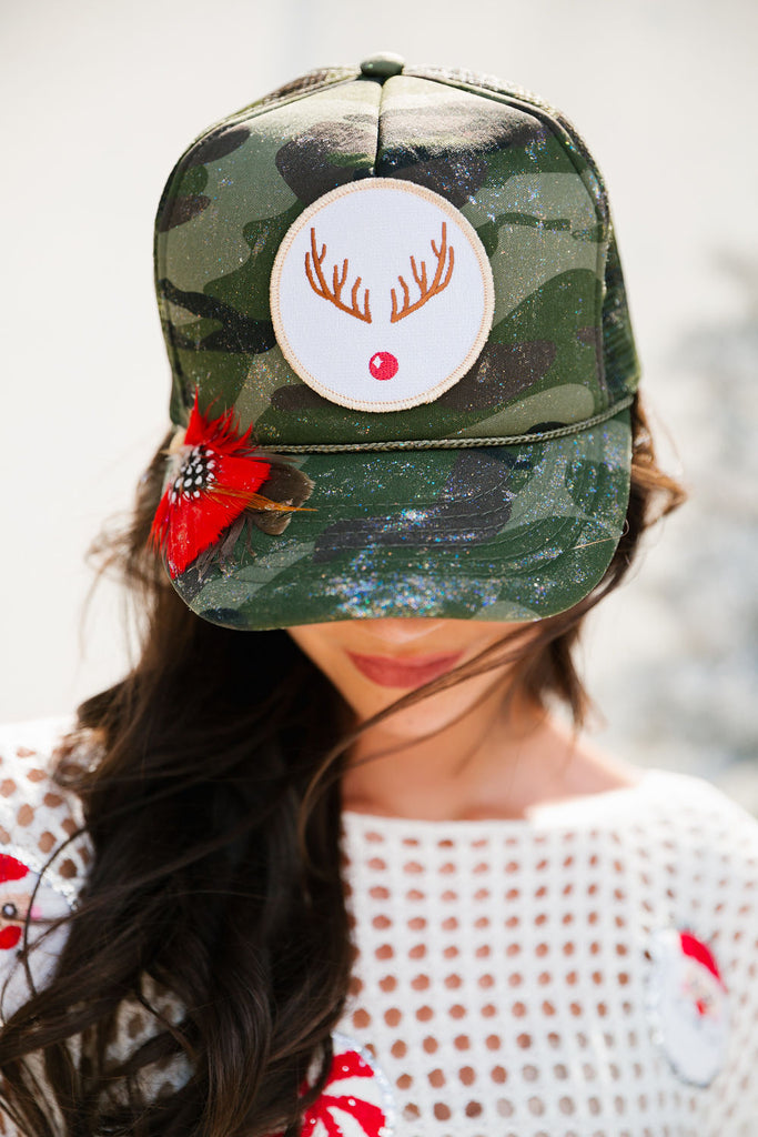 Girls camo best sale hat