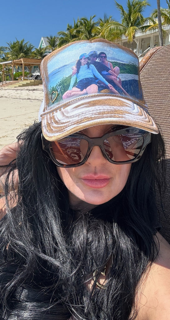 CUSTOM PHOTO TRUCKER HAT HAT Judith March