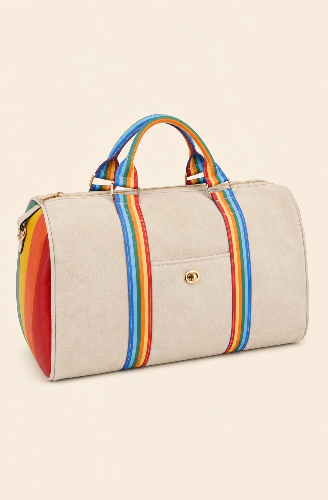 COLOR ME GONE DUFFEL BAG Clutch Judith March BONE