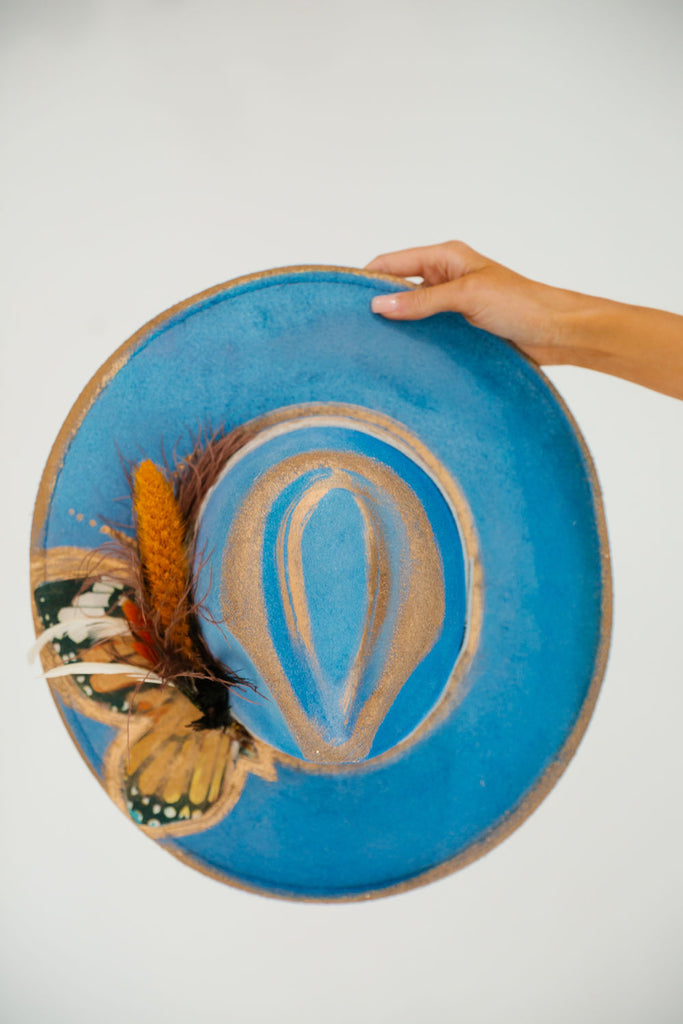 BUTTERFLY WINGS RANCHER HAT RANCHER HAT Judith March   
