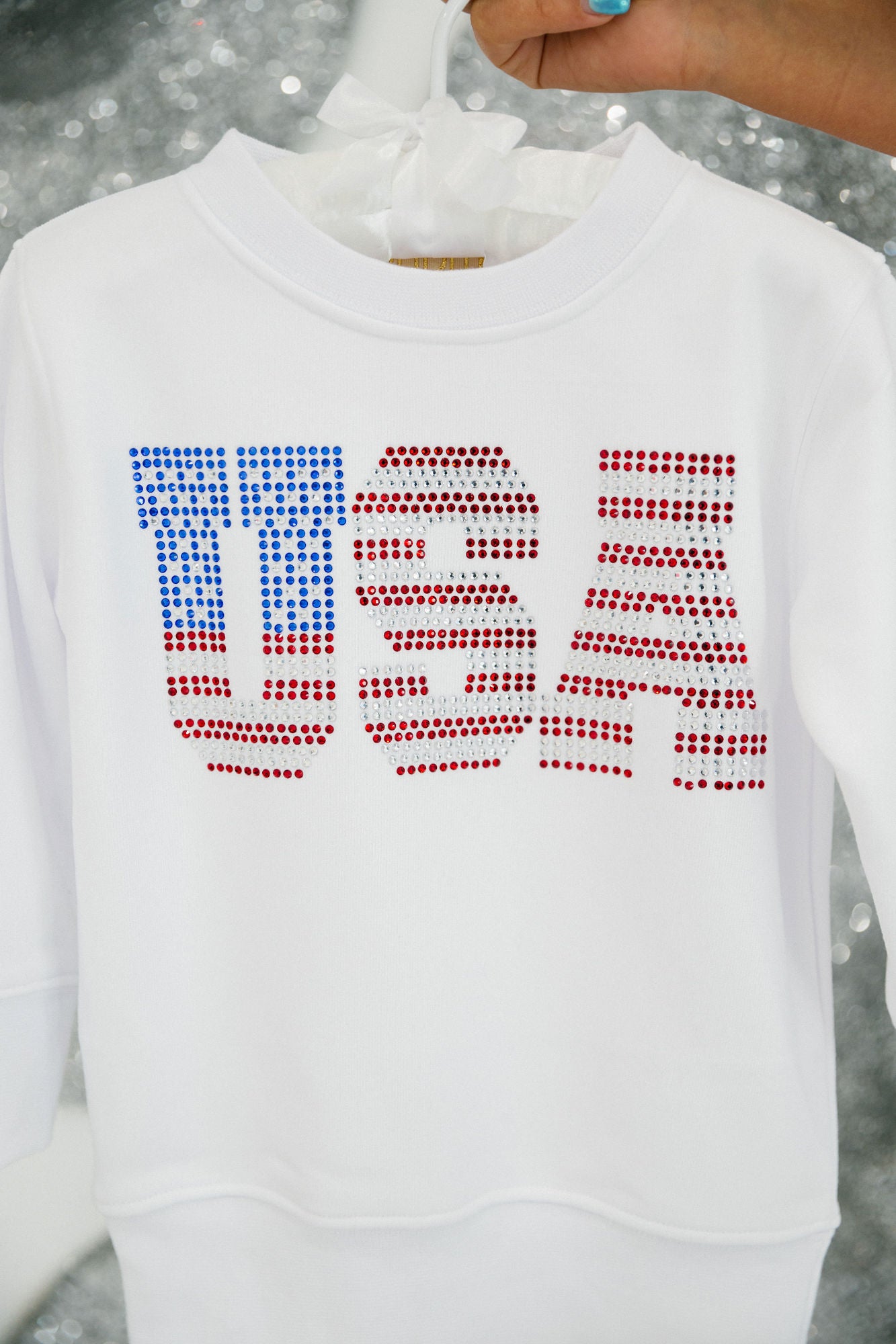 MINI KIDS RHINESTONE USA PULLOVER pullover Judith March