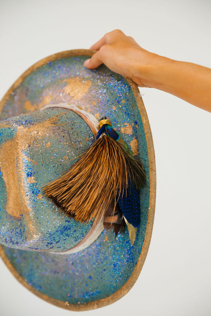 RAINING GLITTER RANCHER HAT RANCHER HAT Judith March   