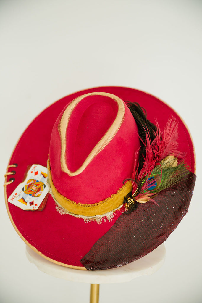HIGH ROLLER RED RANCHER HAT RANCHER HAT Judith March   