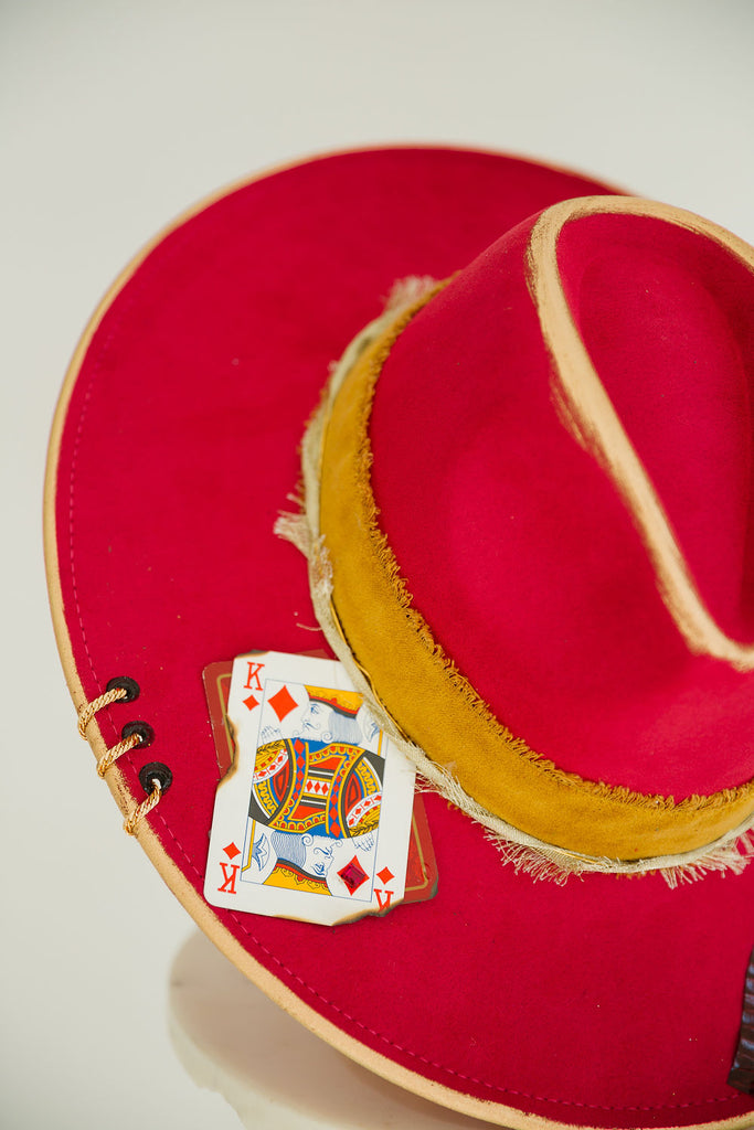 HIGH ROLLER RED RANCHER HAT RANCHER HAT Judith March   