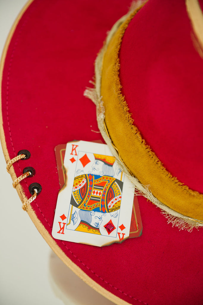 HIGH ROLLER RED RANCHER HAT RANCHER HAT Judith March   