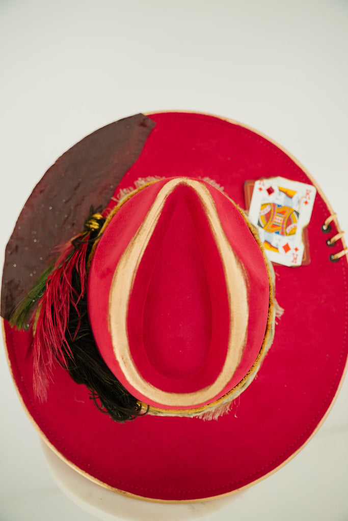 HIGH ROLLER RED RANCHER HAT RANCHER HAT Judith March   