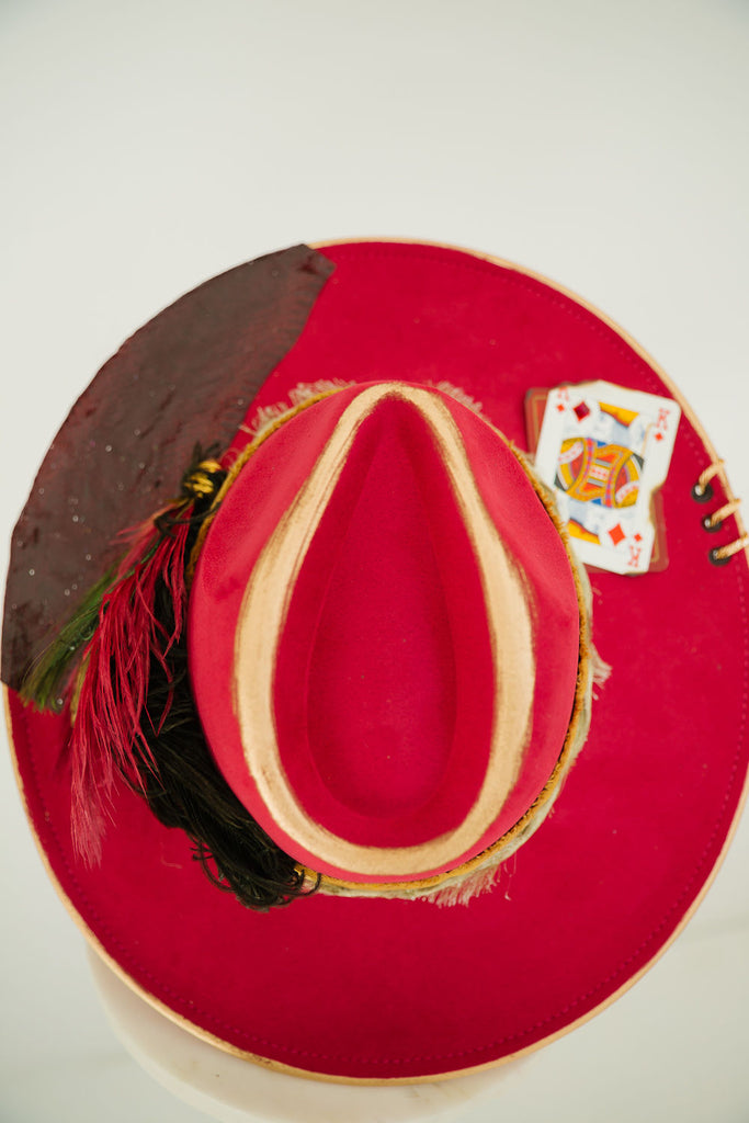 HIGH ROLLER RED RANCHER HAT