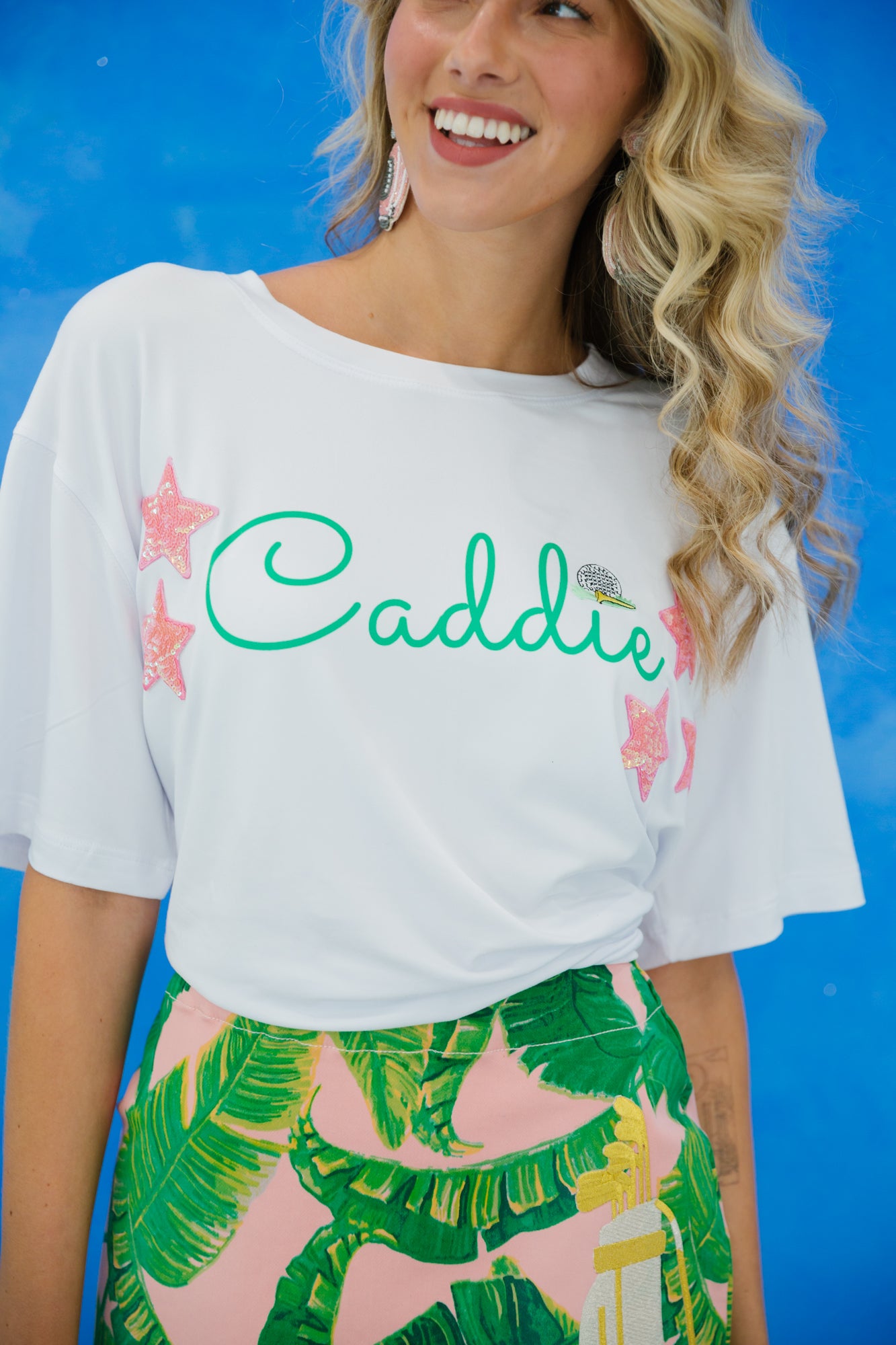 CADDIE WHITE TEE Tee Judith March SMALL  