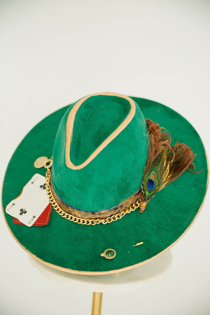 JACKPOT GREEN RANCHER HAT RANCHER HAT Judith March   