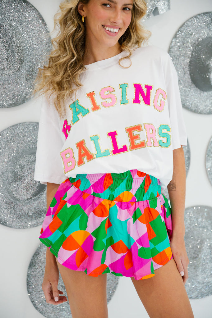 RADIANT COLOR BLOCK SKIRT  Judith March   