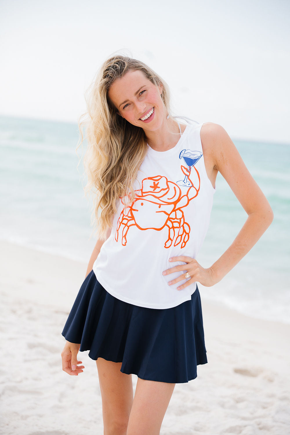 TIPSY CRAB TANK TANK Judith March