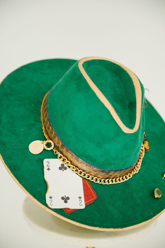JACKPOT GREEN RANCHER HAT RANCHER HAT Judith March   