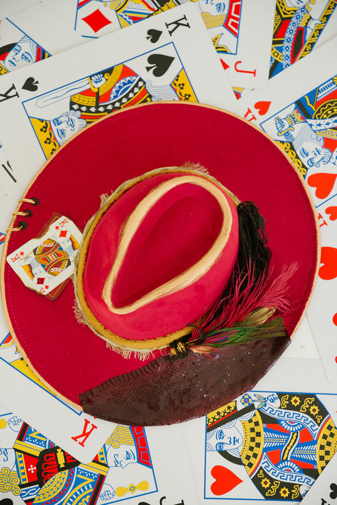HIGH ROLLER RED RANCHER HAT RANCHER HAT Judith March   