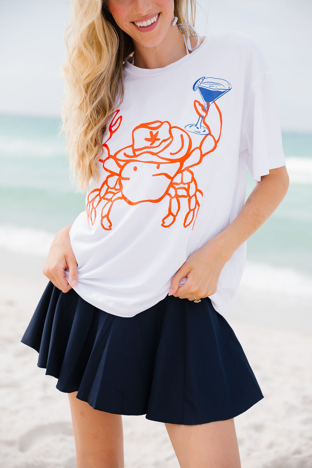 TIPSY CRAB TEE TEE Judith March
