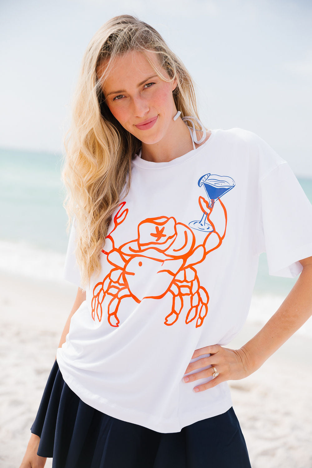 TIPSY CRAB TEE TEE Judith March