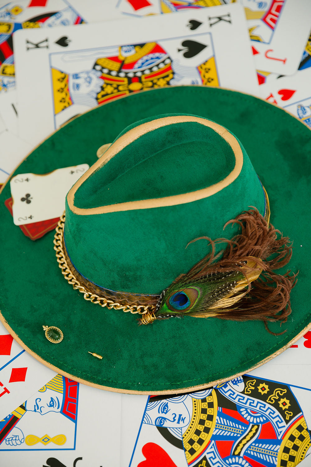 JACKPOT GREEN RANCHER HAT RANCHER HAT Judith March   