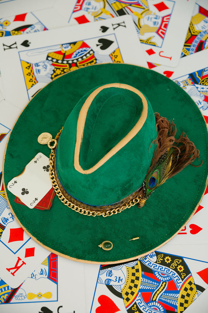JACKPOT GREEN RANCHER HAT RANCHER HAT Judith March   