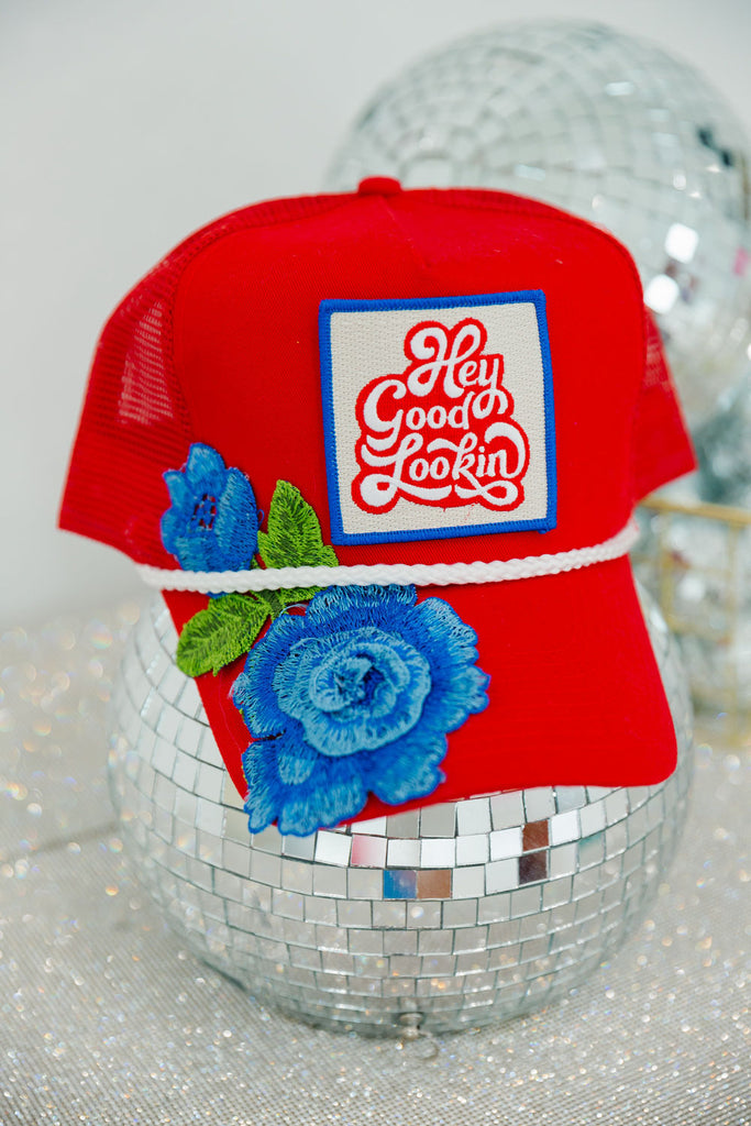HEY GOOD LOOKIN FLORAL HAT LIMITED EDITION Judith March   
