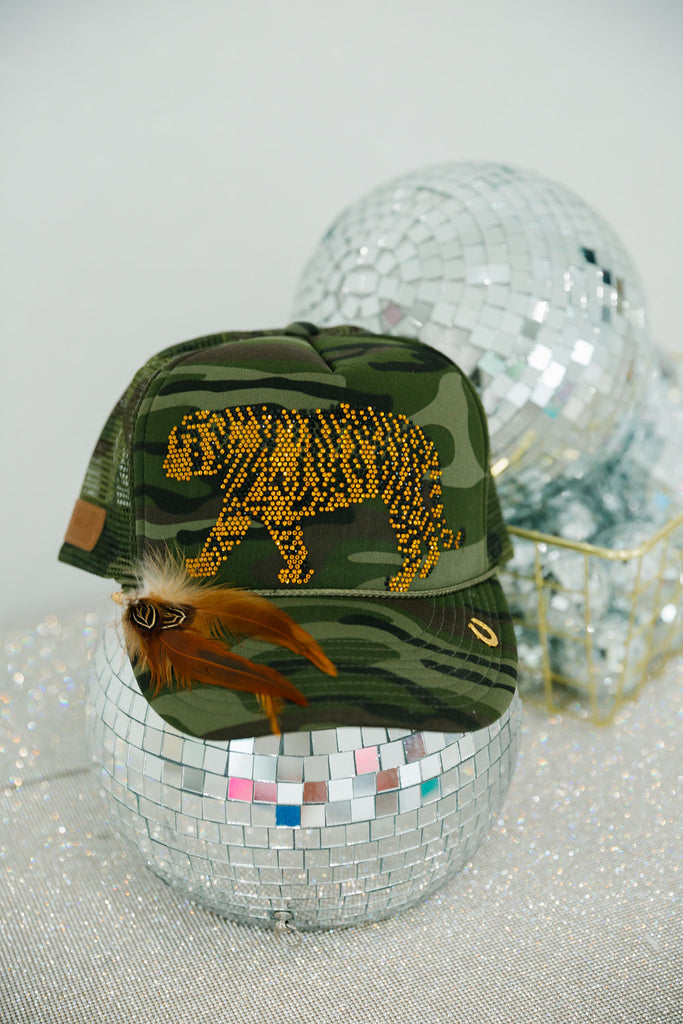 IN THE JUNGLE TRUCKER HAT LIMITED EDITION Judith March   
