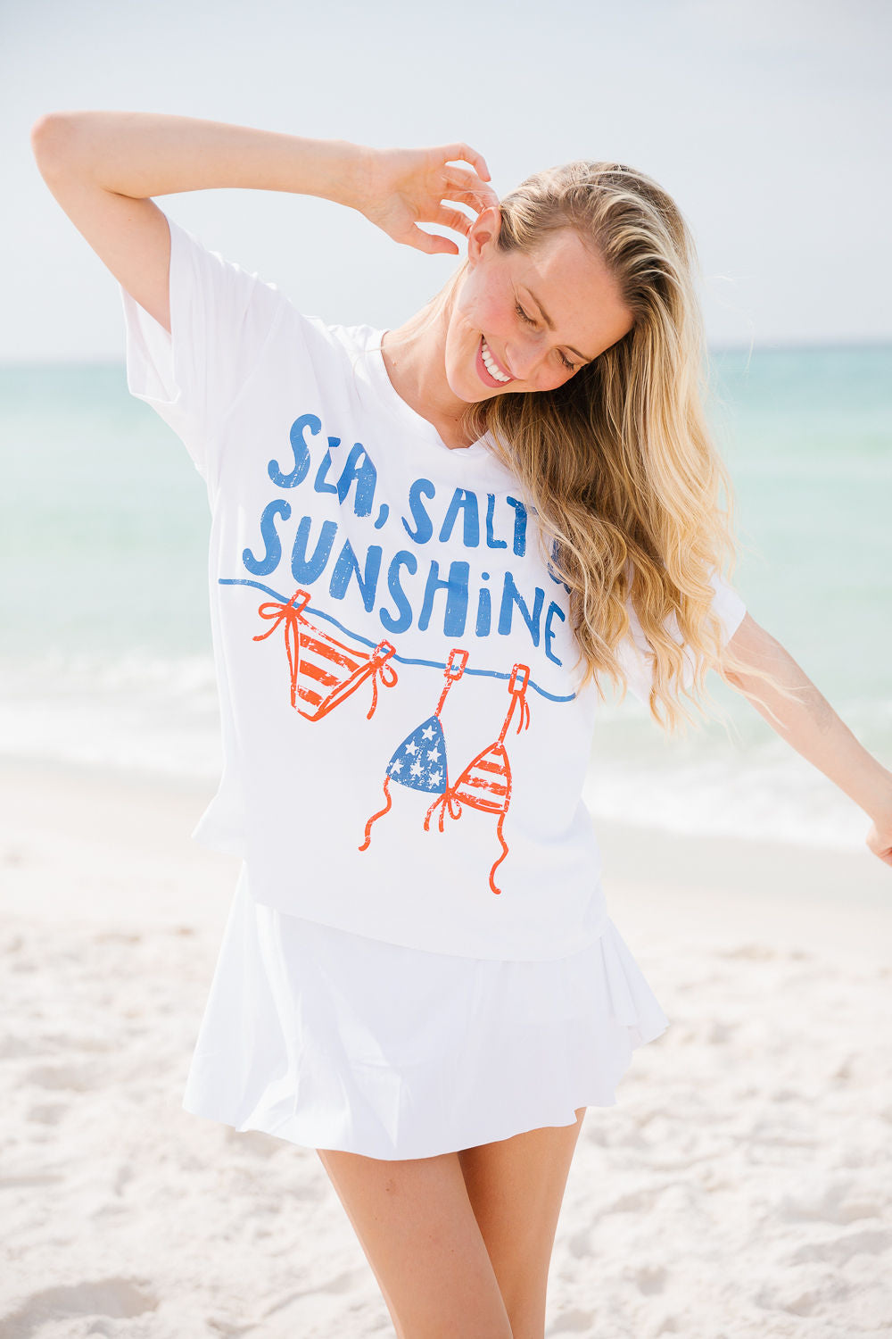 SEA, SALT & SUNSHINE TEE TEE Judith March