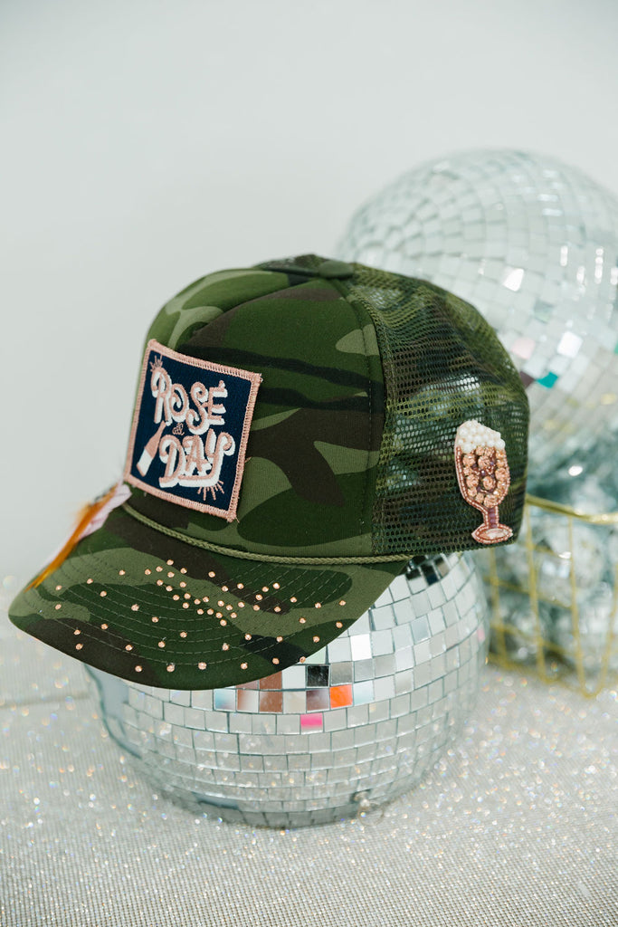 ROSE ALL DAY CAMO TRUCKER HAT