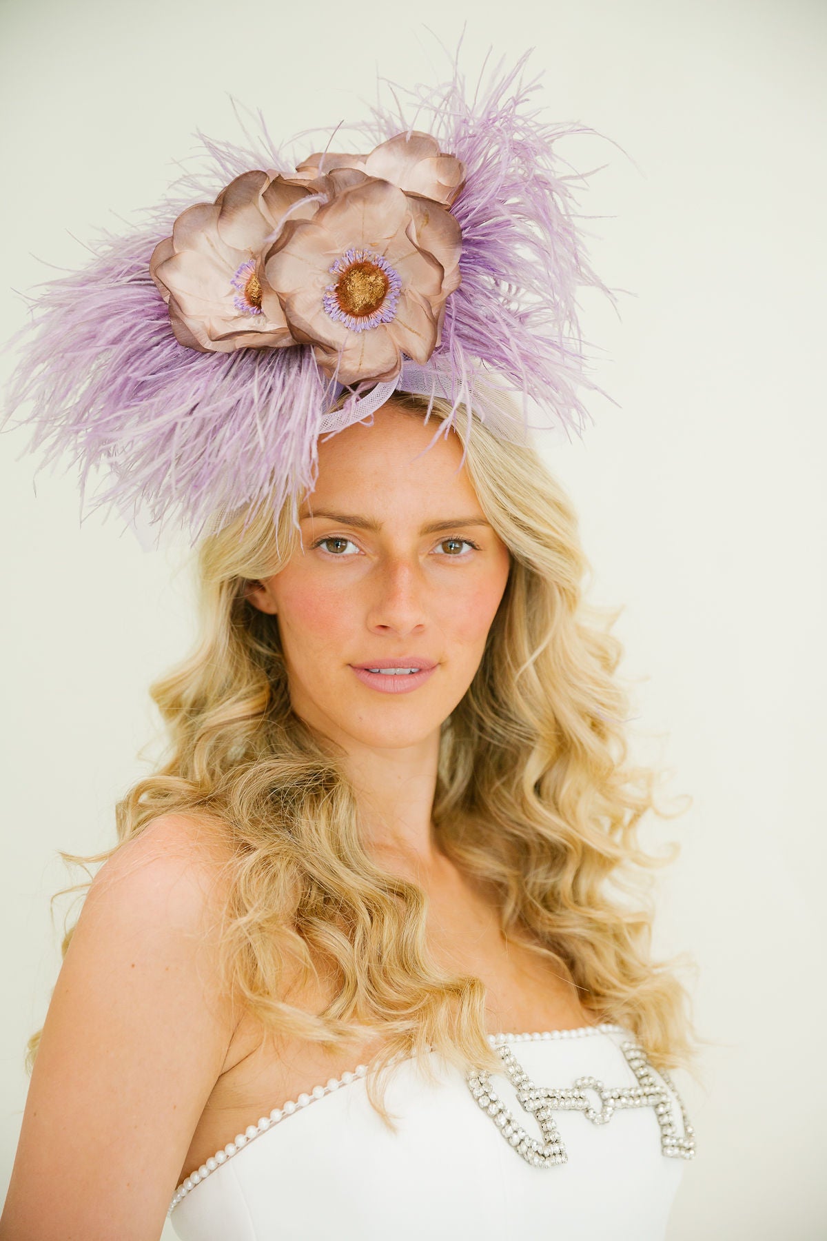 LAVENDER WHISPER FASCINATOR FASCINATOR Judith March
