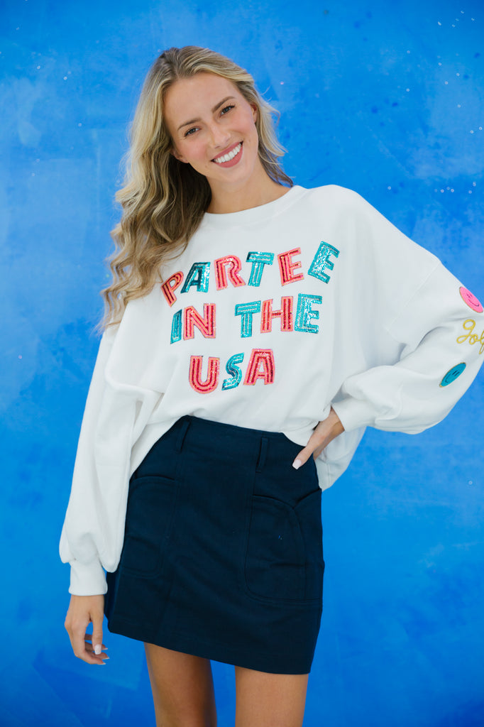PARTEE IN THE USA PULLOVER
