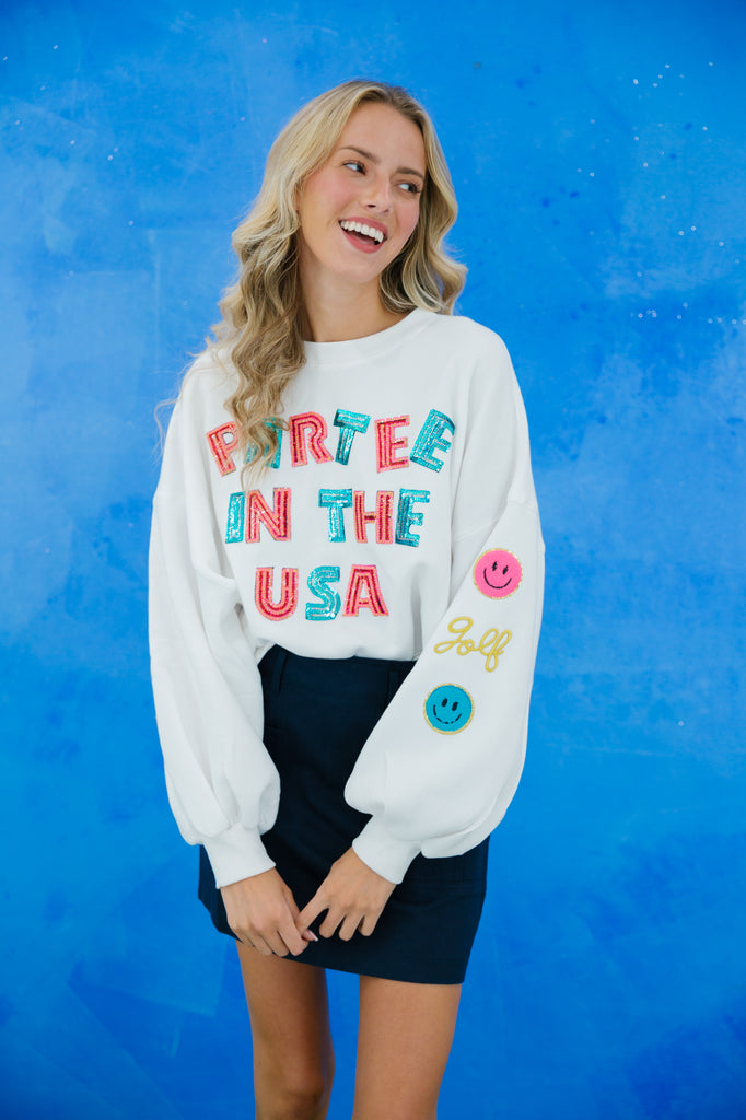 PARTEE IN THE USA PULLOVER