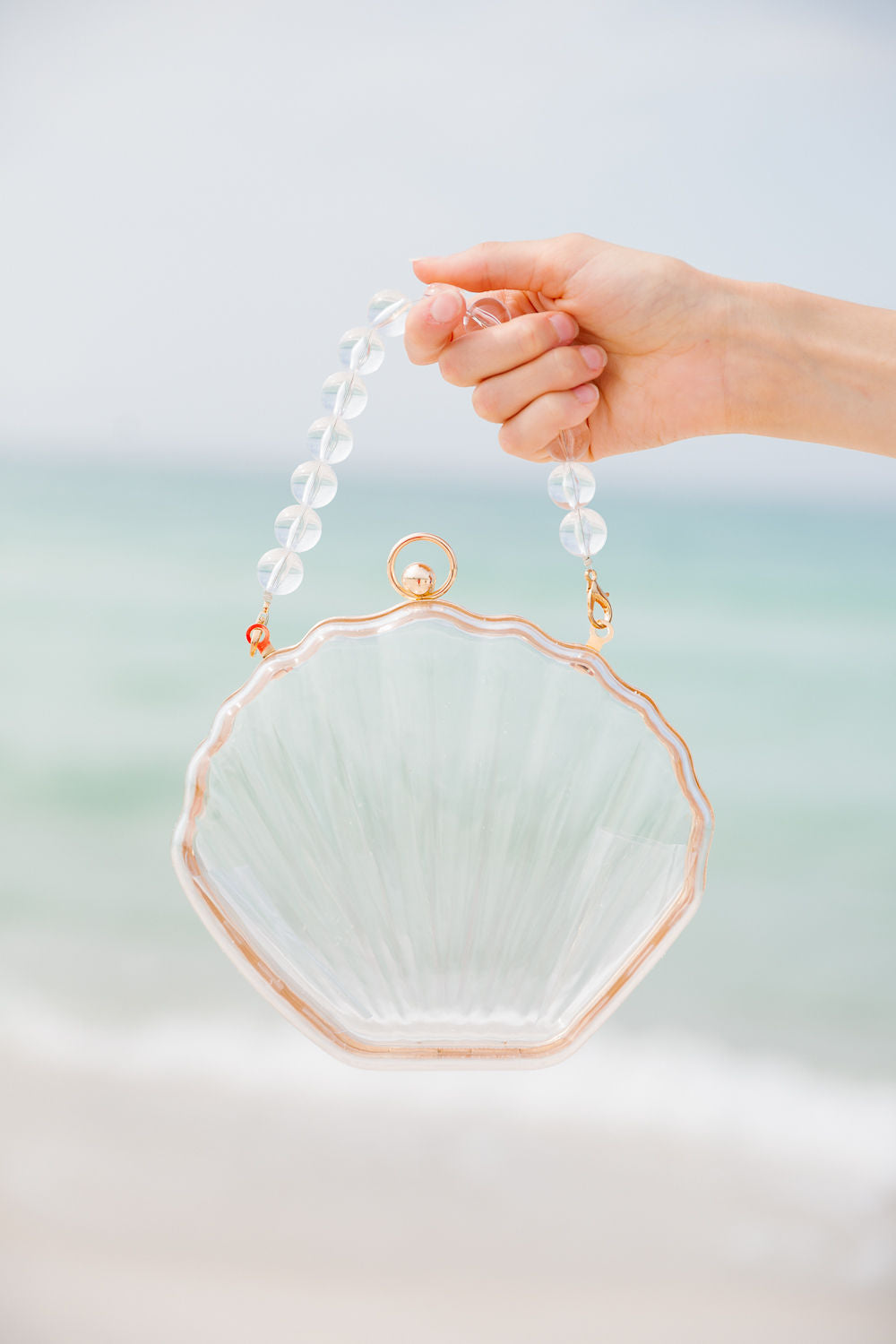 SEASHELL CLEAR PURSE PURSE Judith March