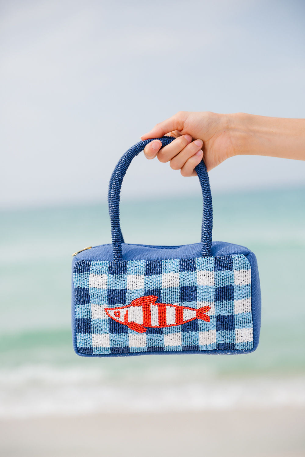 COASTAL CATCH BEADED PURSE PURSE Judith March