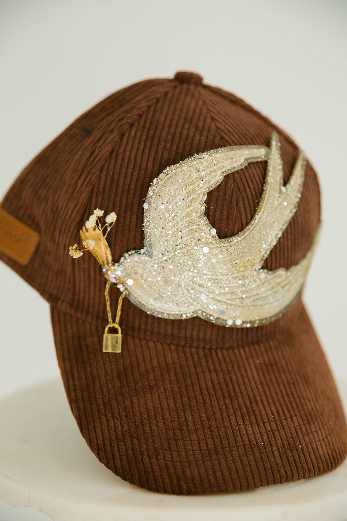 WINGS OF A DOVE CORDUROY HAT HAT Judith March   