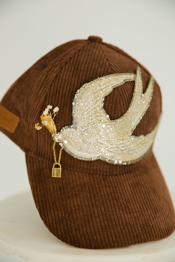 WINGS OF A DOVE CORDUROY HAT