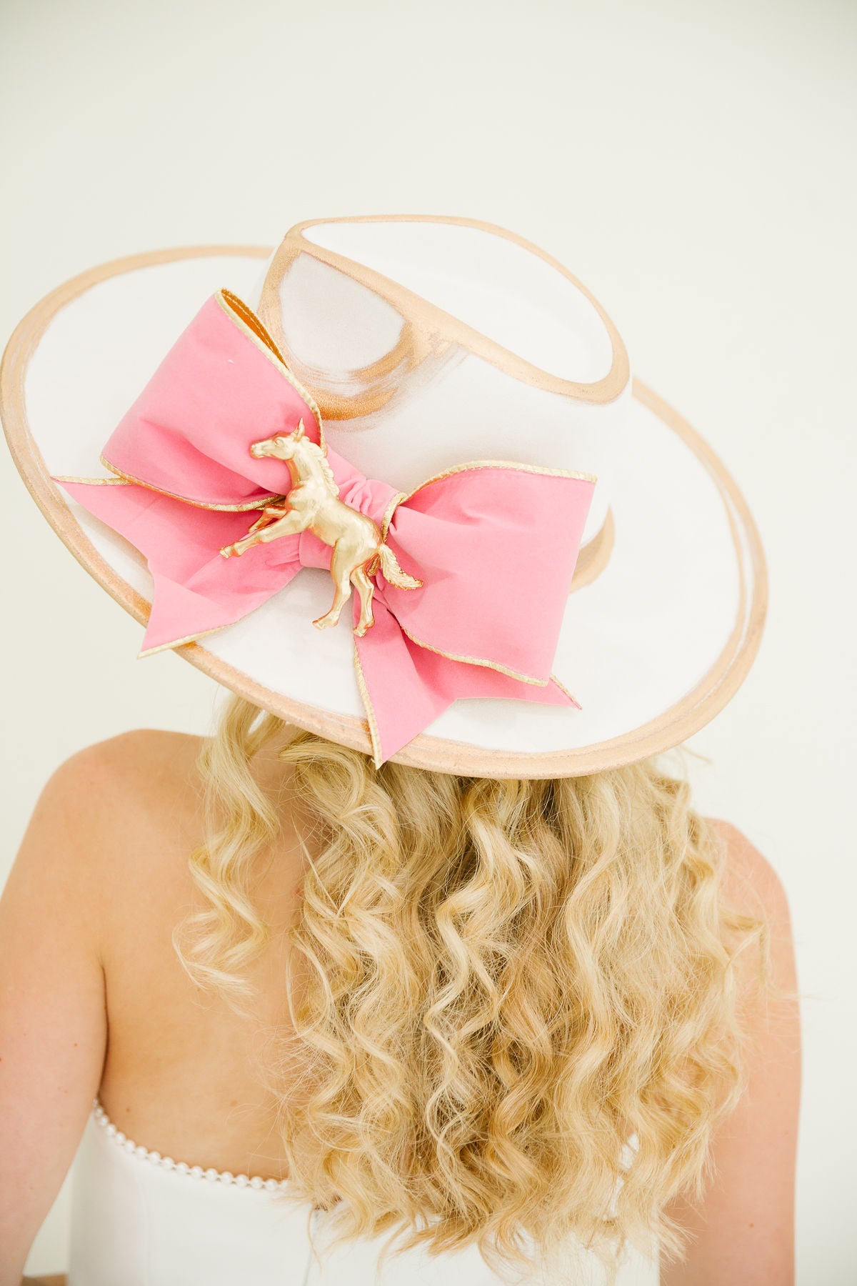 RACE DAY BOW CREAM RANCHER HAT RANCHER HAT Judith March