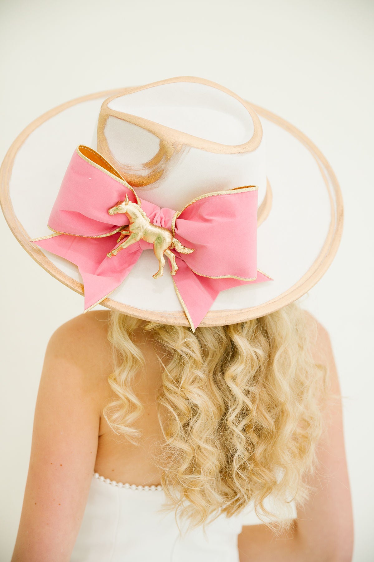 RACE DAY BOW CREAM RANCHER HAT RANCHER HAT Judith March