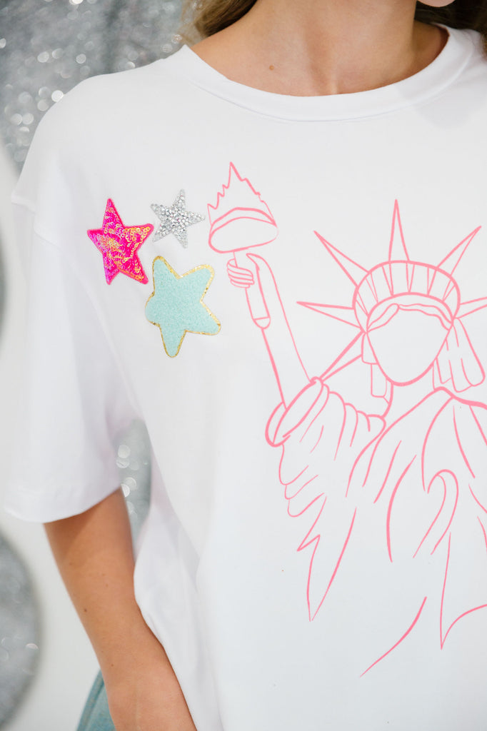 LADY LIBERTY TEE Tee Judith March