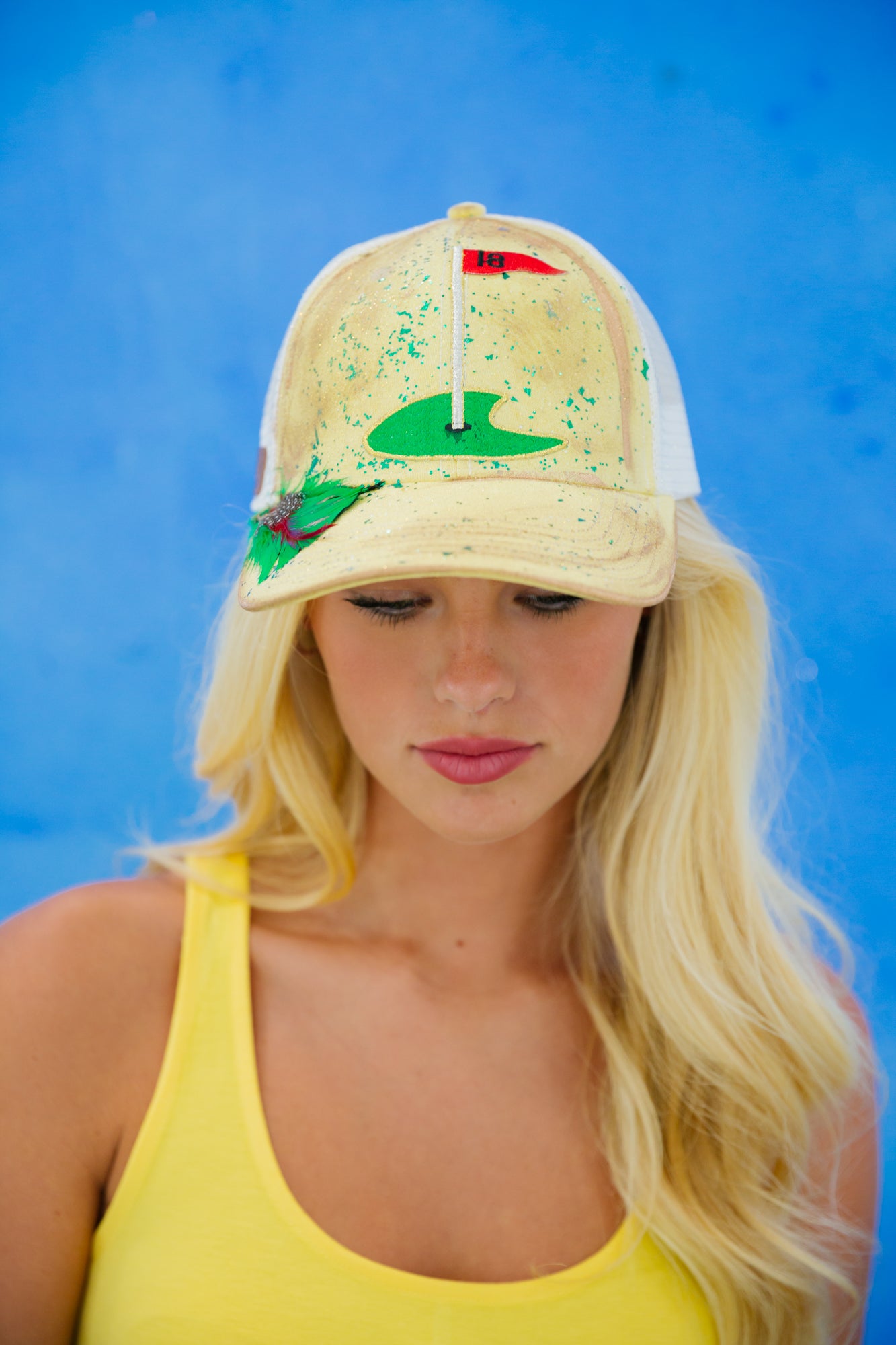 18TH HOLE STRUCTURED HAT HAT Judith March