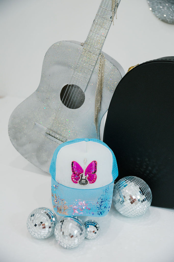 GUITAR WINGS TRUCKER HAT LIMITED EDITION Judith March   