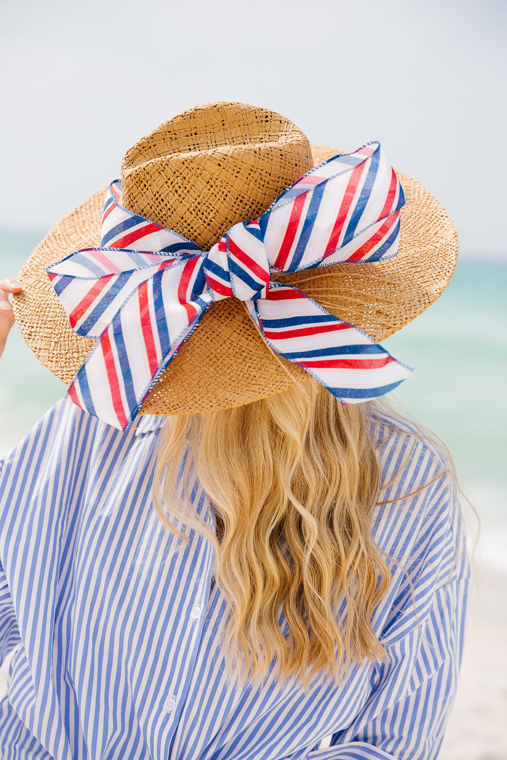 PATRIOT STRIPE SUN HAT Sun hat Judith March