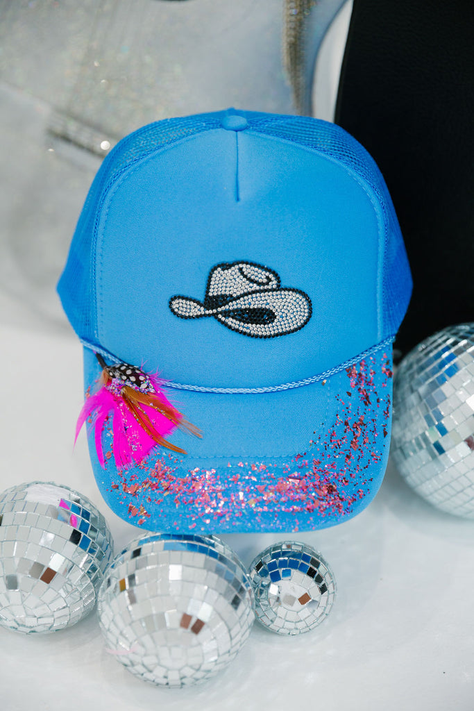 GROUPIE BLUE TRUCKER HAT LIMITED EDITION Judith March   