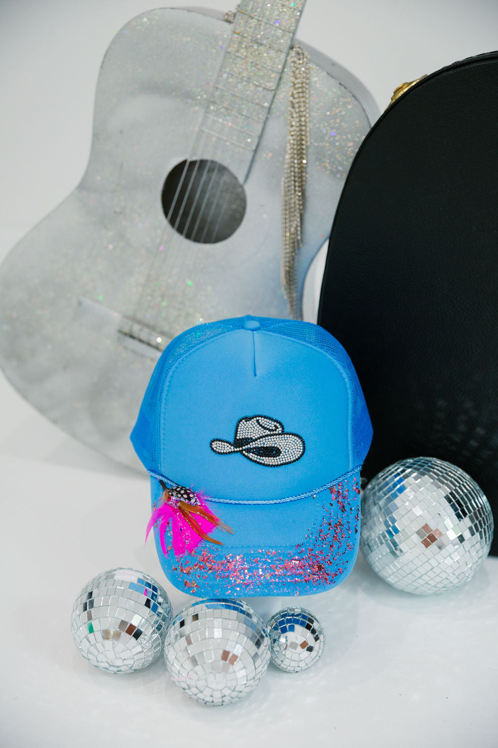 GROUPIE BLUE TRUCKER HAT LIMITED EDITION Judith March