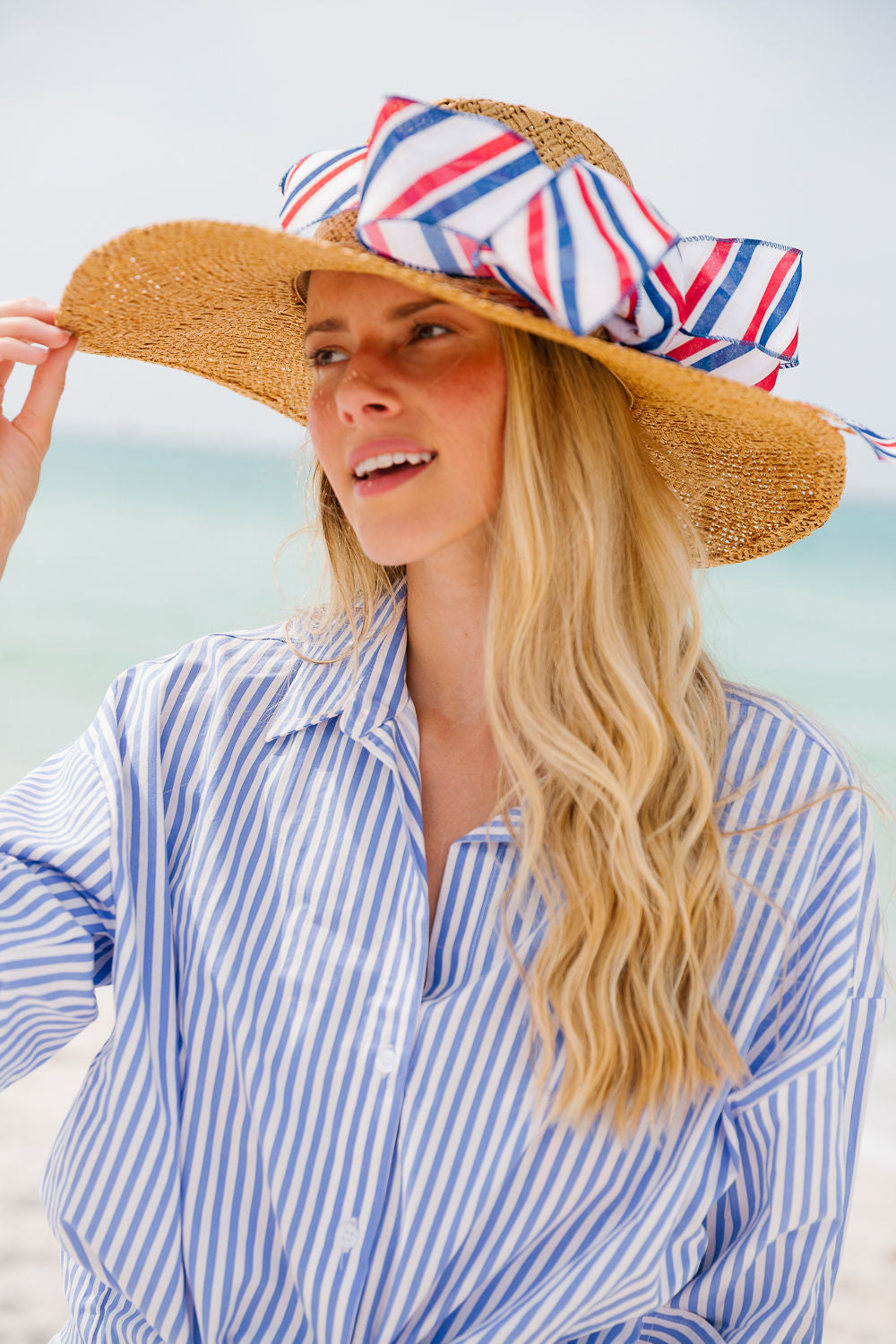 PATRIOT STRIPE SUN HAT Sun hat Judith March