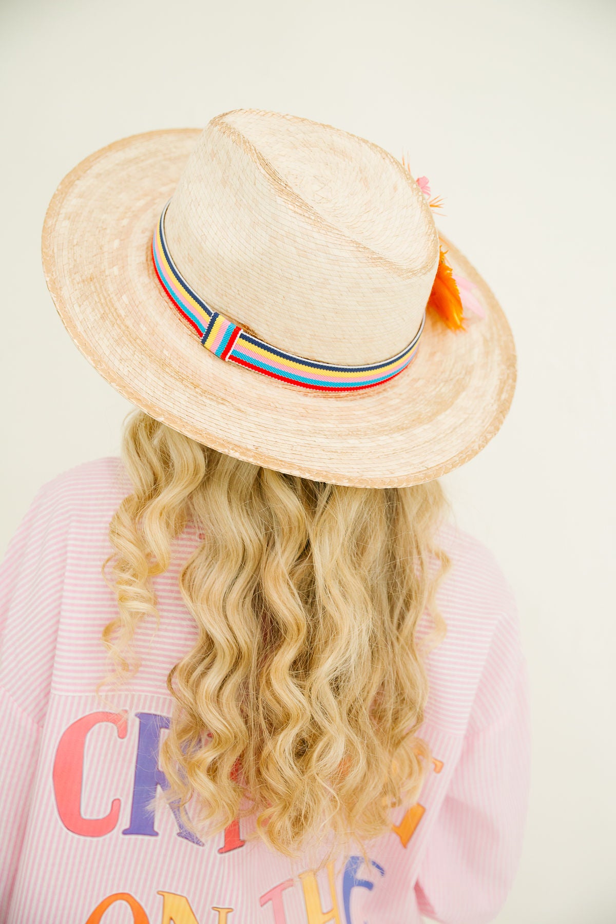 NO CRYING ON THE YACHT SUN HAT HAT Judith March