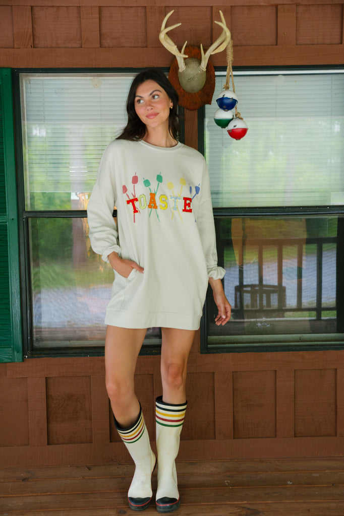 TOASTED PULLOVER DRESS