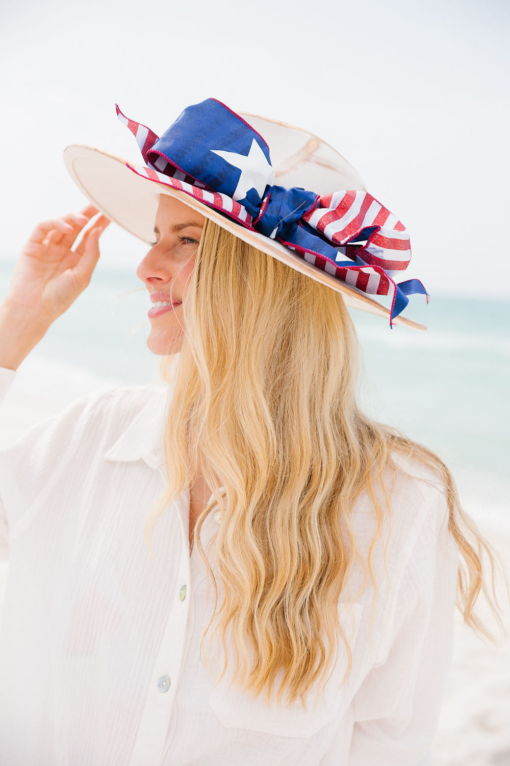 STAR-SPANGLED BOW RANCHER HAT Sun hat Judith March
