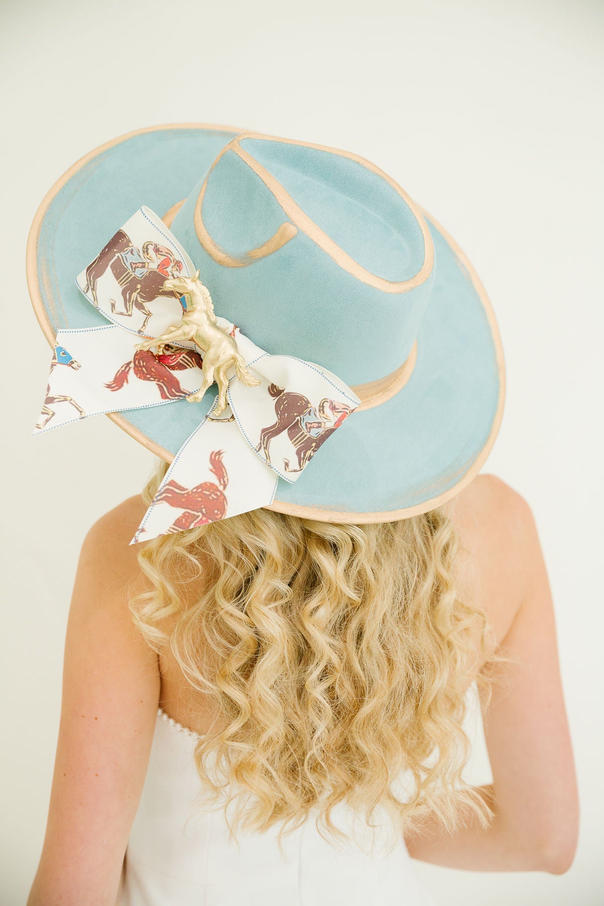 TRACKSIDE DARLING BLUE RANCHER HAT RANCHER HAT Judith March