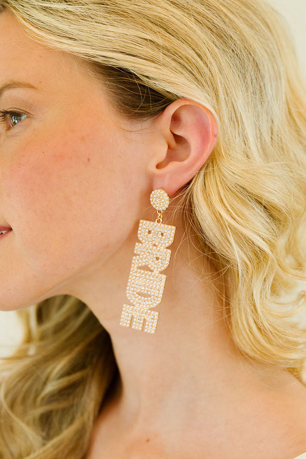 BRIDE BEADED EARRINGS earrings Judith March