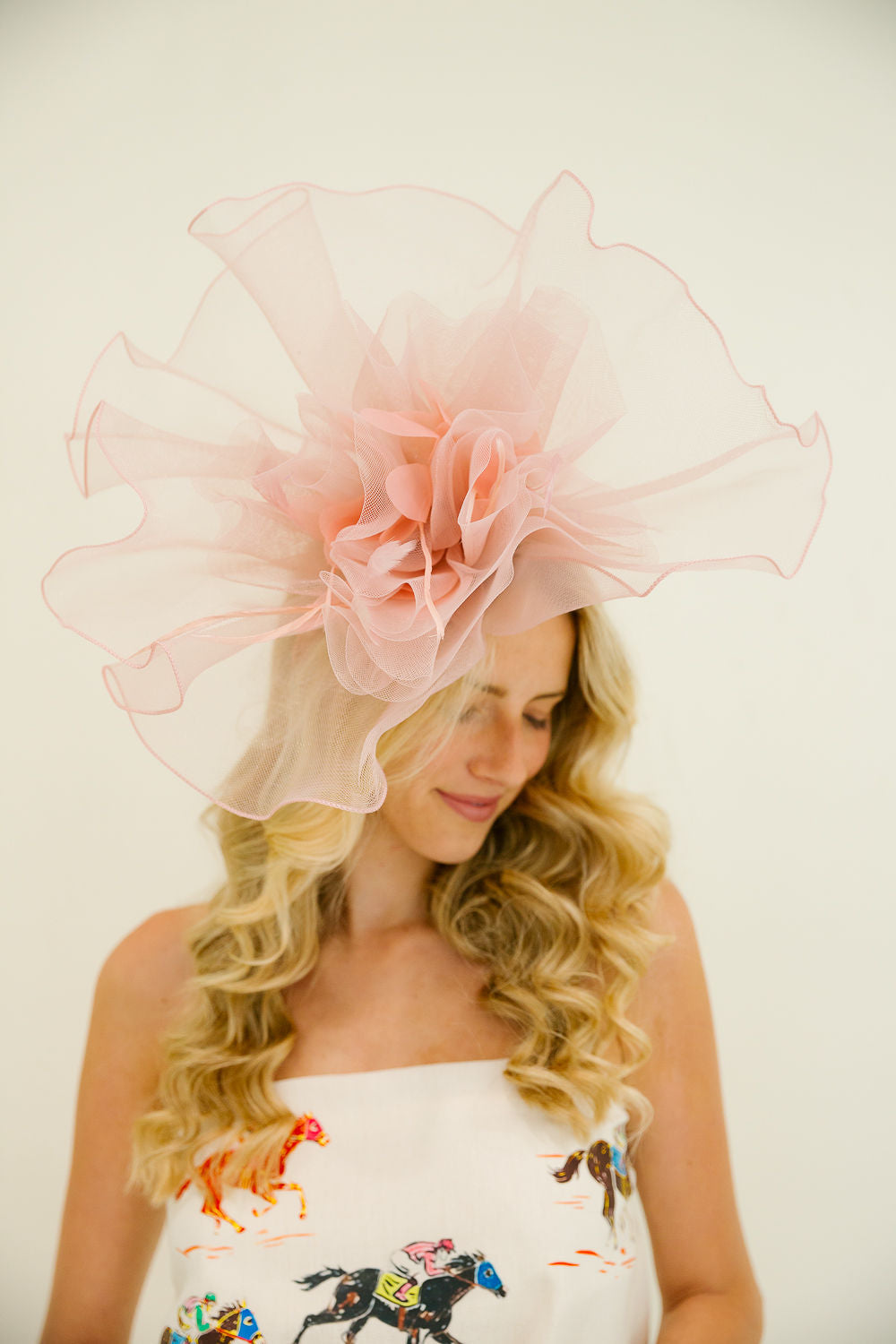 BLUSH REVERIE FASCINATOR FASCINATOR Judith March