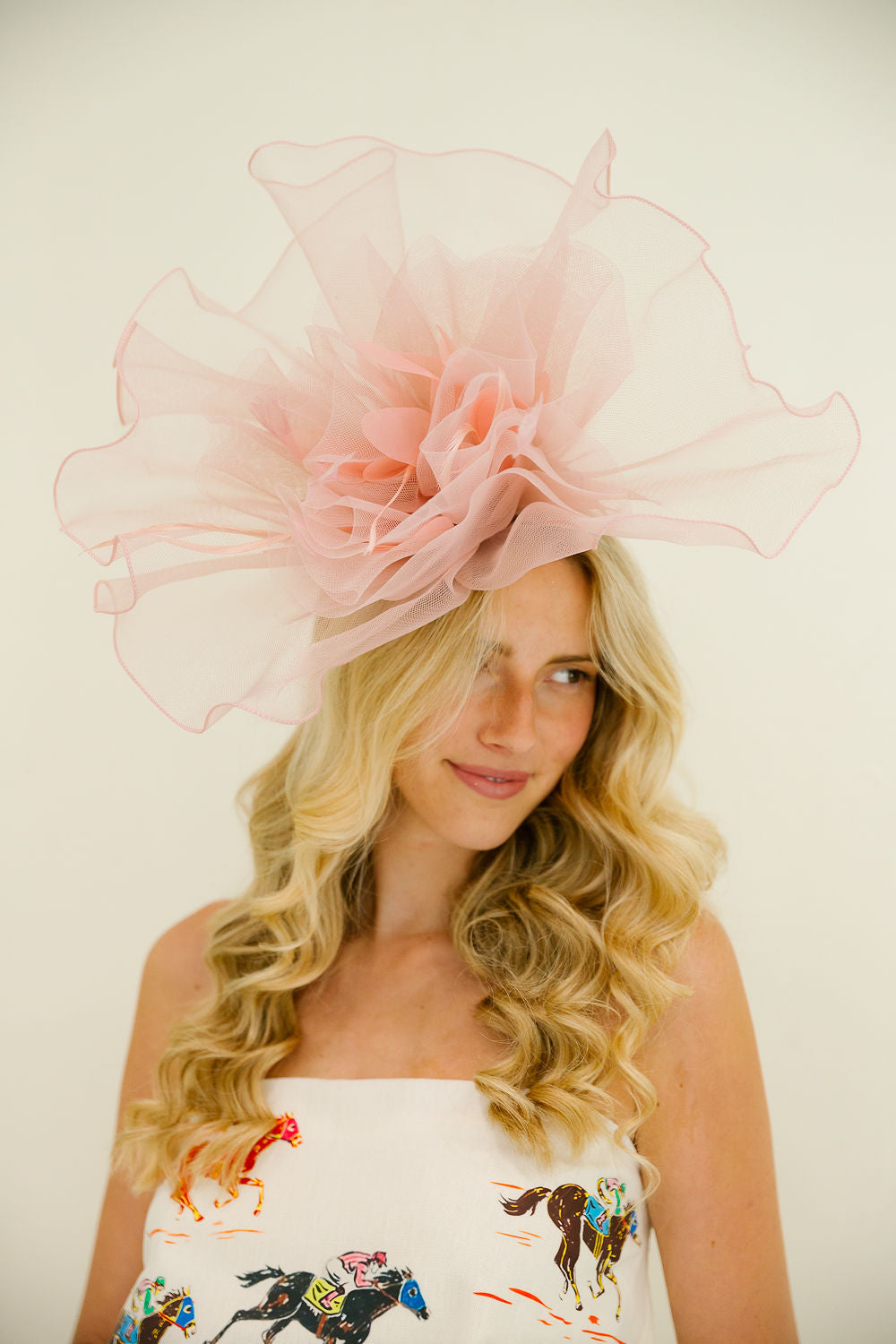 BLUSH REVERIE FASCINATOR FASCINATOR Judith March