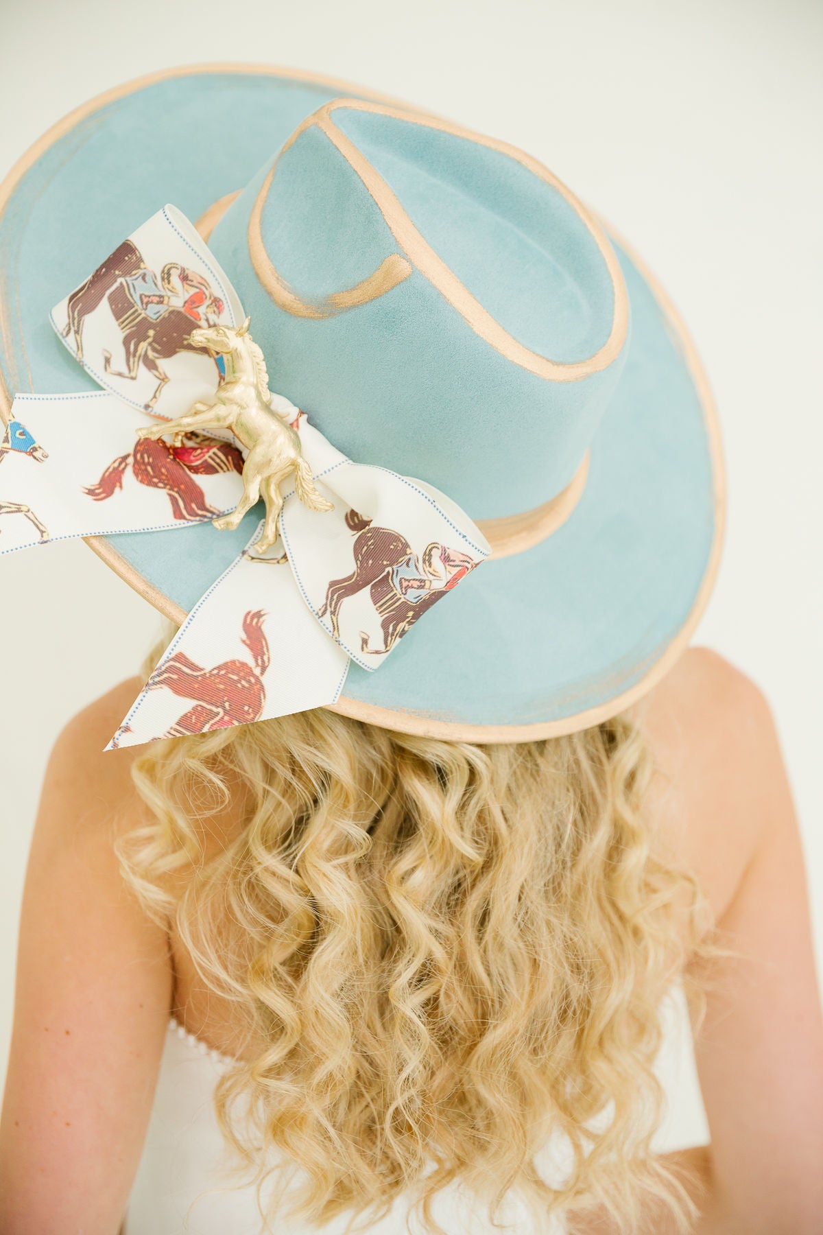 TRACKSIDE DARLING BLUE RANCHER HAT RANCHER HAT Judith March