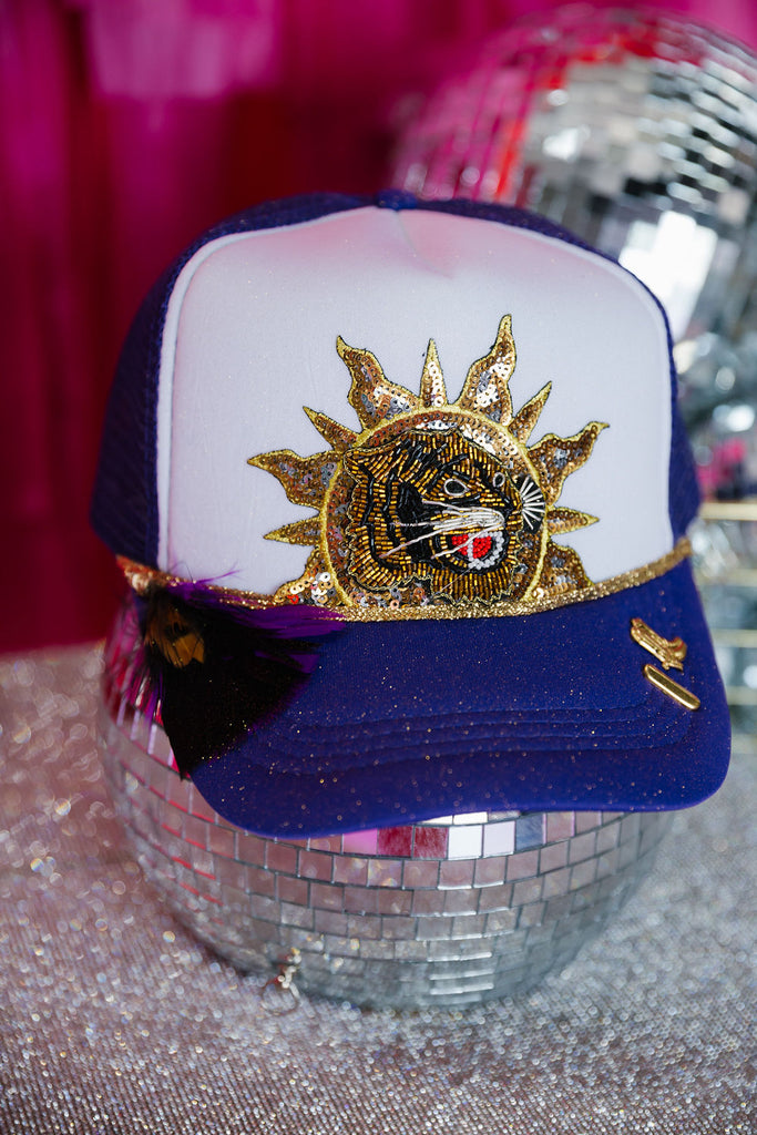 TIGER SUN TRUCKER HAT LIMITED EDITION Judith March   